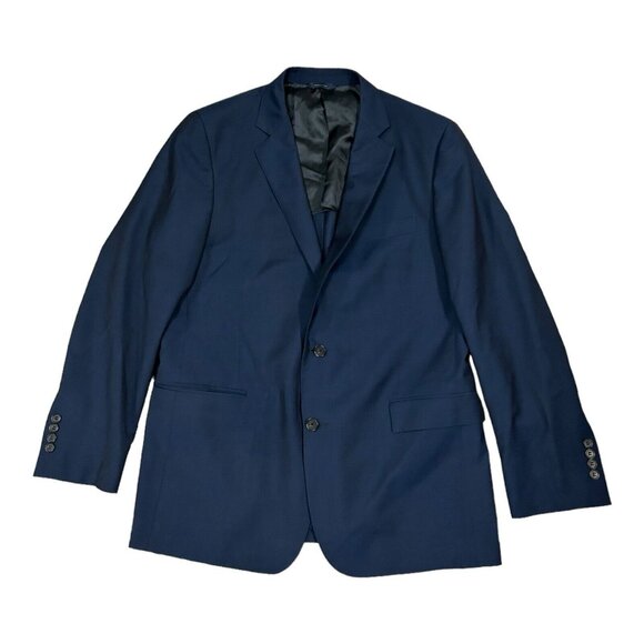Brooks Brothers Estrato‎ Trabaldo Togna 1840 Navy Blue 2 Button Blazer Mens 43R - Picture 1 of 10